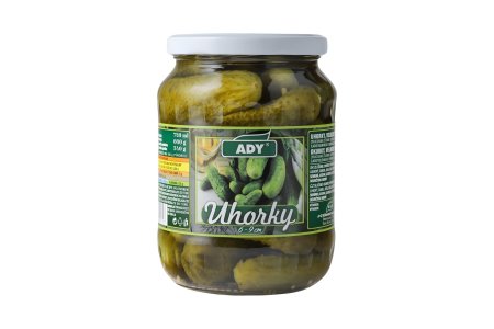 Uhorky 6-9cm 720ml PP340g Ady