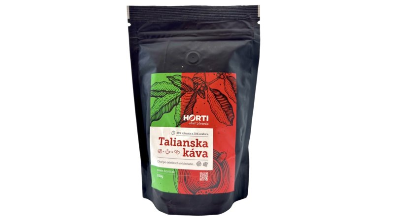 Káva Talianska HORTI zrnková 250g