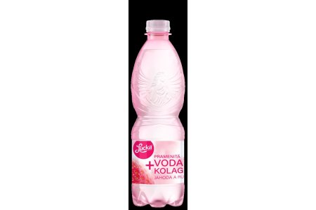 Voda Lucka Kolagén Jahoda-Ruža 0,5l