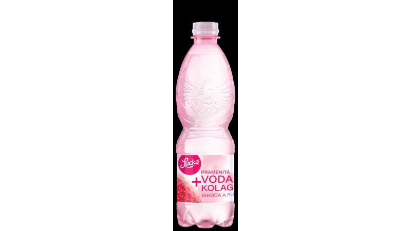 Voda Lucka Kolagén Jahoda-Ruža 0,5l