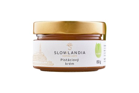 Krém pistáciový 150g sklo Slowtella