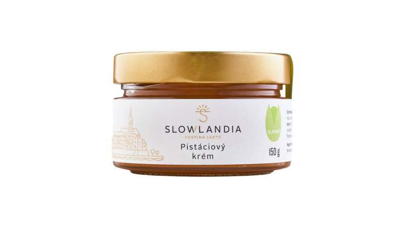 Krém pistáciový 150g sklo Slowtella