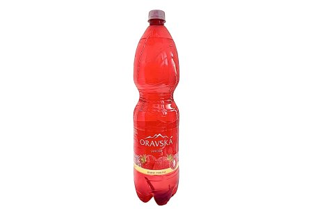 Voda ORAVSKA červená edícia jahoda 1,5l PET