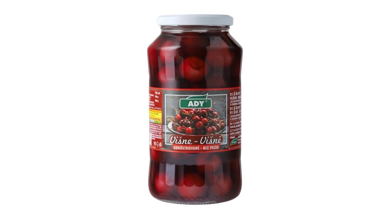 Kompót Višne odkôstkovaný 720ml PP350g Ady