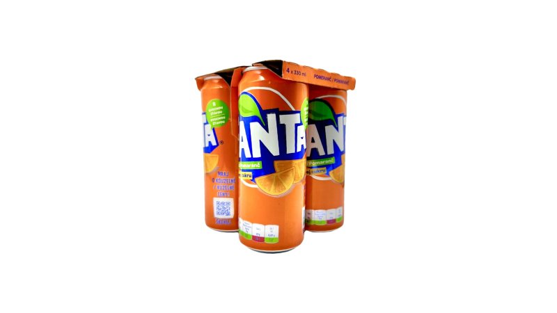 Fanta Orange 4x0,33l plech
