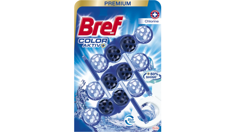WC blok Bref Color Aktiv 3x50g Chlorin
