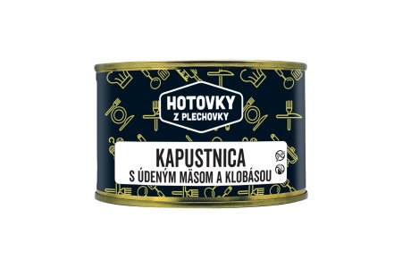 Polievka Kapustnica s údeným mäsom a klobásou 400ml