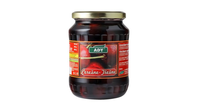 Kompót Čerešňe 720ml PP350g Ady