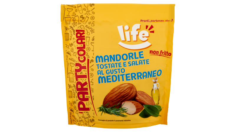 Mandle Slané ochuťené Bylinky 125g Life