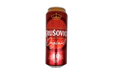 Pivo Krušovice Královský originál 10% 0,5l plechovka