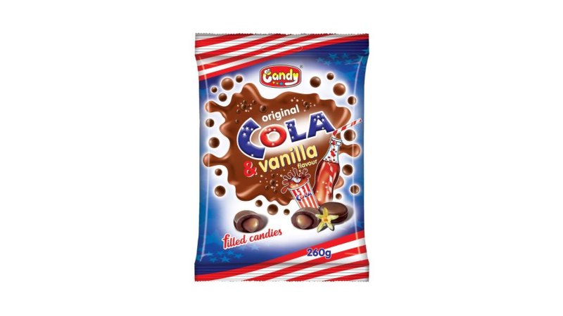 Cukríky COLA furé s kolovou príchuťou 260g