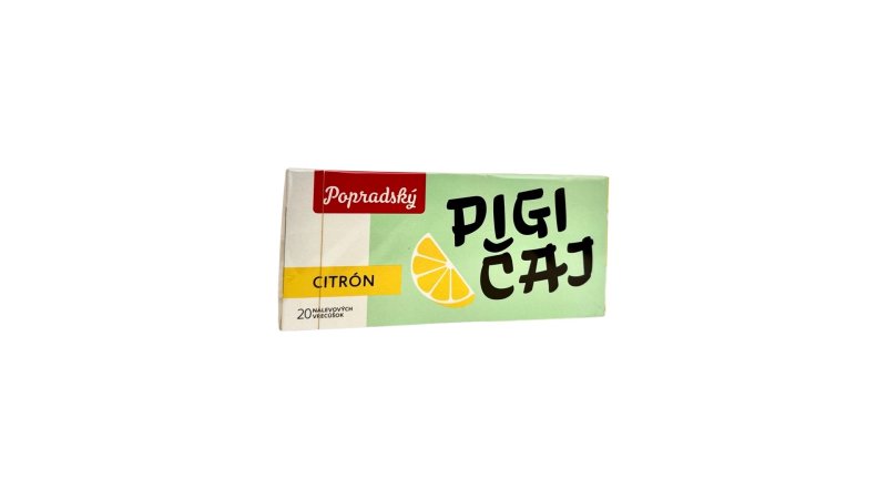 Čaj čierny Pigi - citrón 30g BOP