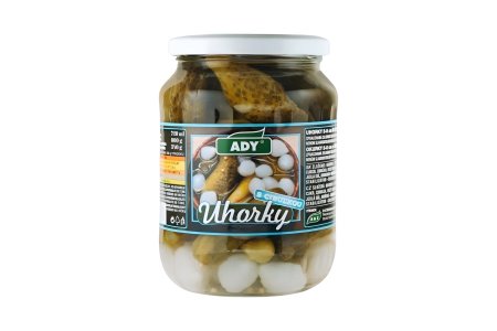 Uhorky s Cibuľkou 720ml PP 340g Ady