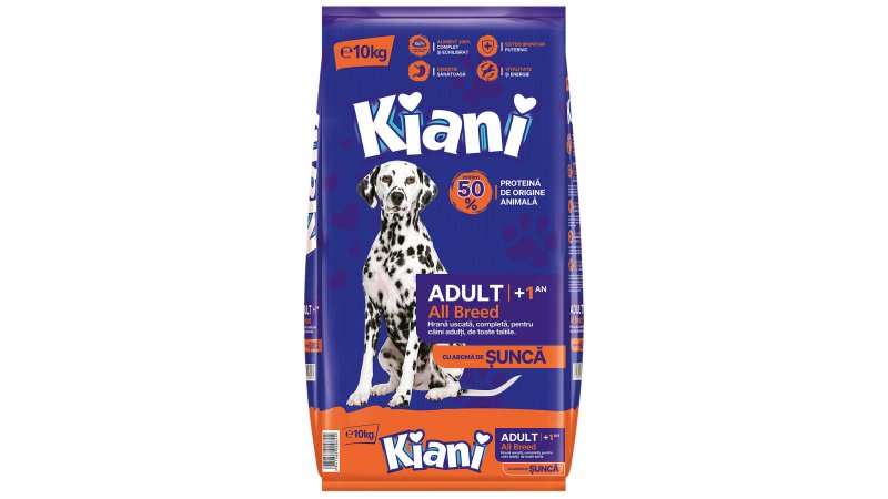 Krmivo Pes granule šunka 10kg KIANI