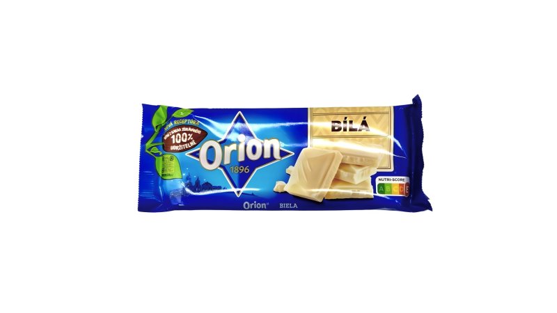 Čokoláda Biela 90g Orion