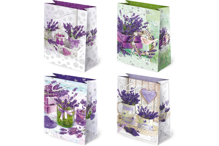 Taška Darčeková Malá Kvety-mix 5ks 16x24x8cm