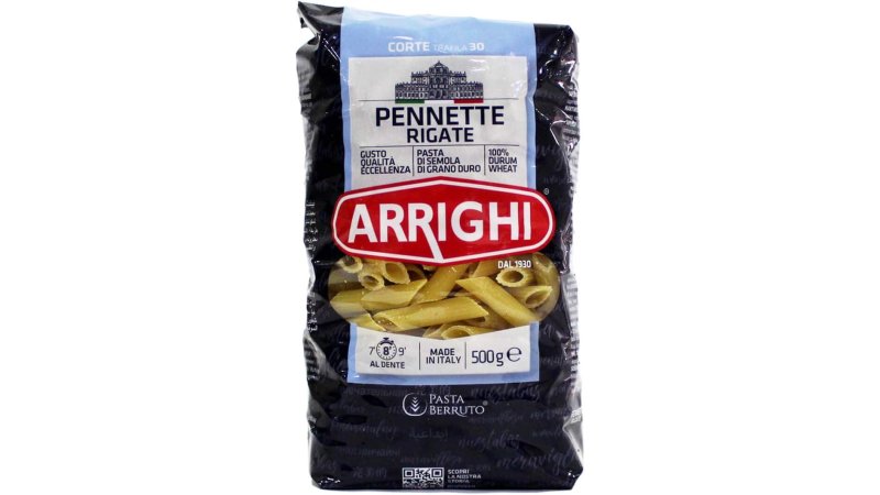 Cestoviny Penne rigate Semolinové 500g Arrighi