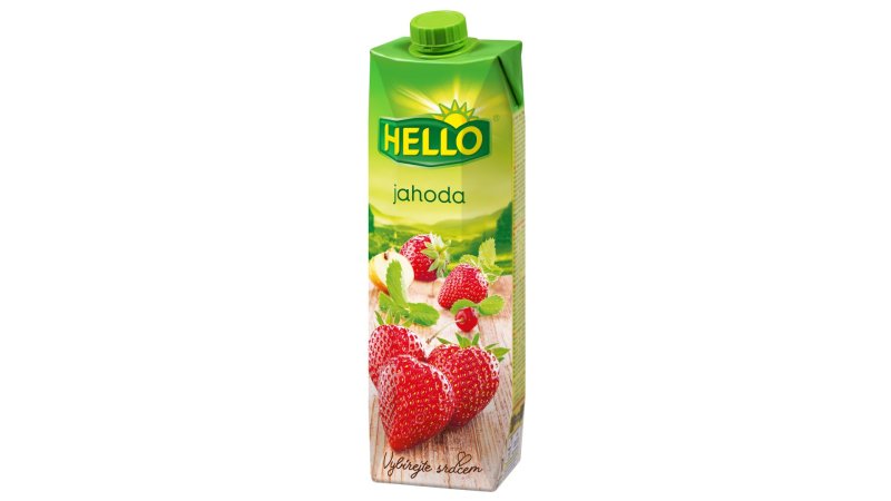 Džús Jahoda 1l Hello
