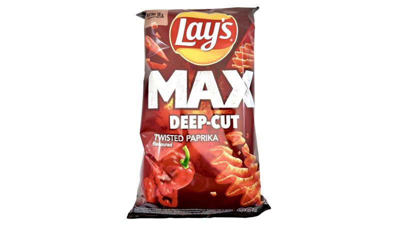 Chipsy Lay's Max Paprika Vrúbky 120g