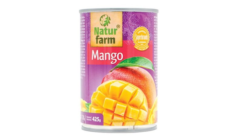 Kompót Mango 425g PP230g Natur Farm