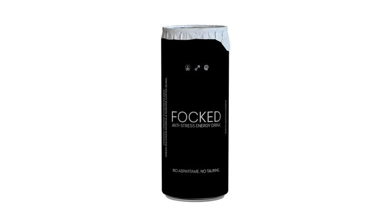 Nápoj energetický FOCKED antistress 250ml plech