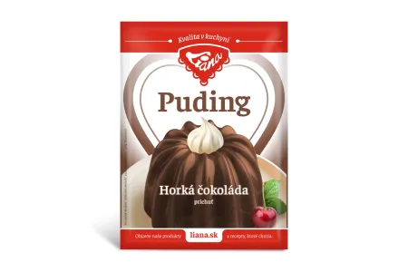Puding horká čokoláda 46g Liana