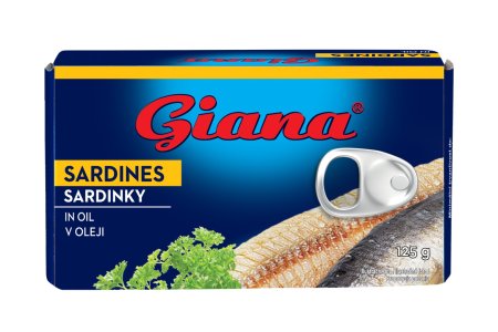 Sardinky v rastlinnom oleji 125g Giana