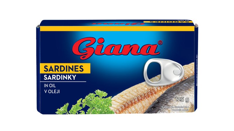 Sardinky v rastlinnom oleji 125g Giana