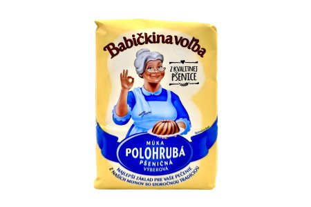 Múka pšeničná Polohrubá 1kg Babičkina voľba