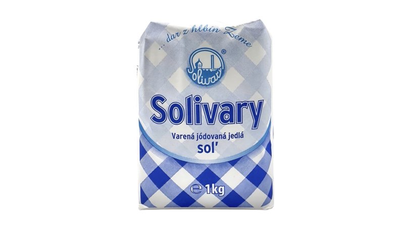 Soľ Jódovaná 1kg Solivary