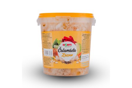 Čalamáda so zázvorom - Zeleninový šalát v sladkokyslom náleve 870g HORTI