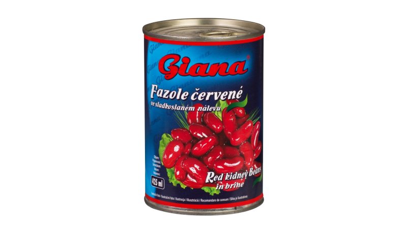 Fazuľa Červená Kidney 425ml PP 240g Giana