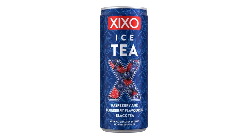 Nápoj Xixo Ice Tea Raspberry-blueberry 250ml plech