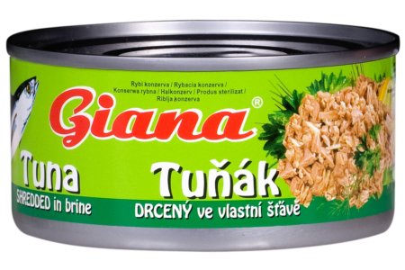 Tuniak drvený vlastná šťava 170g Giana