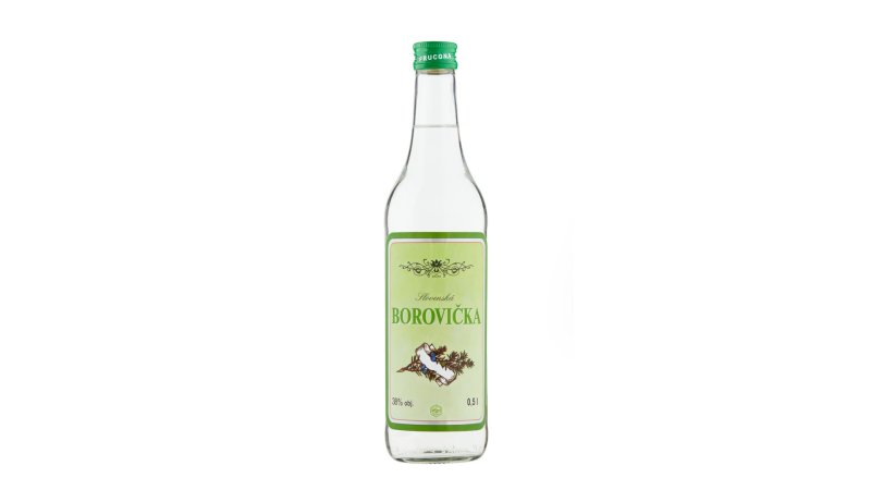 Borovička slovenská 38% 0,5l