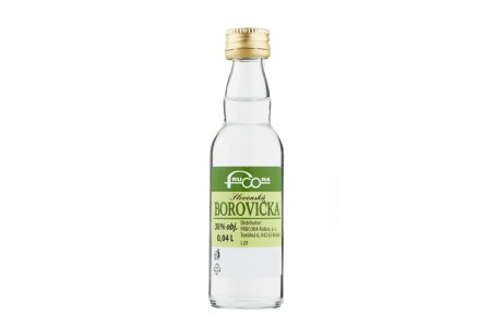 Borovička slovenská 38% 0,04l