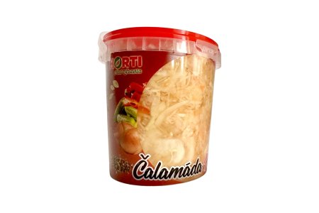 Jemne pikantná čalamáda - Zeleninový šalát v sladkokyslom náleve 870g HORTI