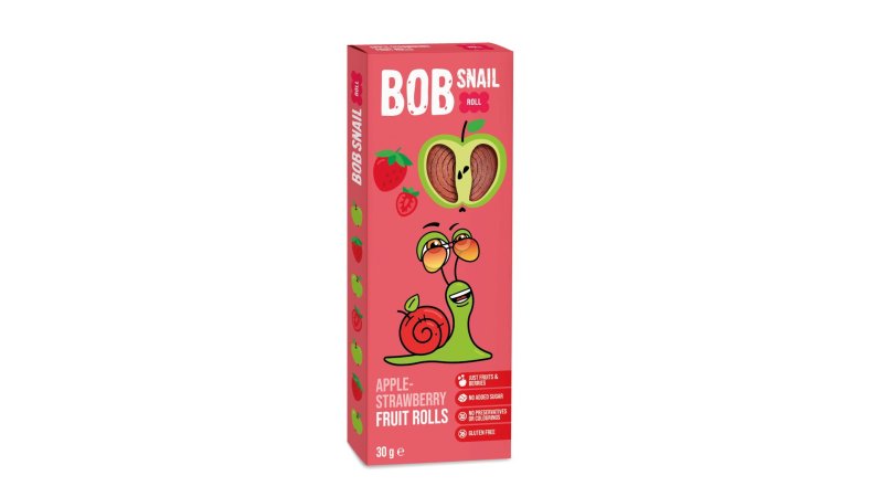 Snack ovocný Bob Snail 30g Jahoda