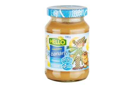 Detská výživa Banán 190g sklo Hello