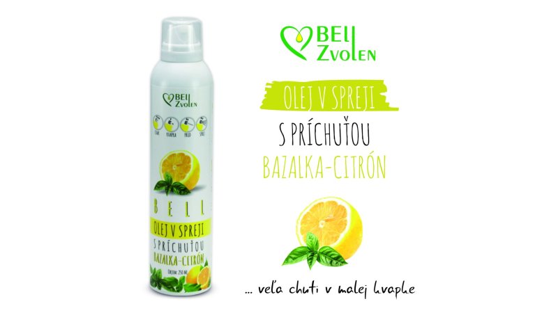 Olej BELL sprej BAZALKA-CITRÓN 250ml