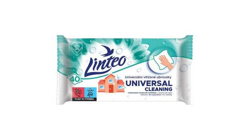 Utierky vlhčené Univerzal Linteo 40