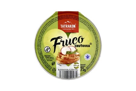 Nátierka Fruco chuťovka 75g Tatrakon