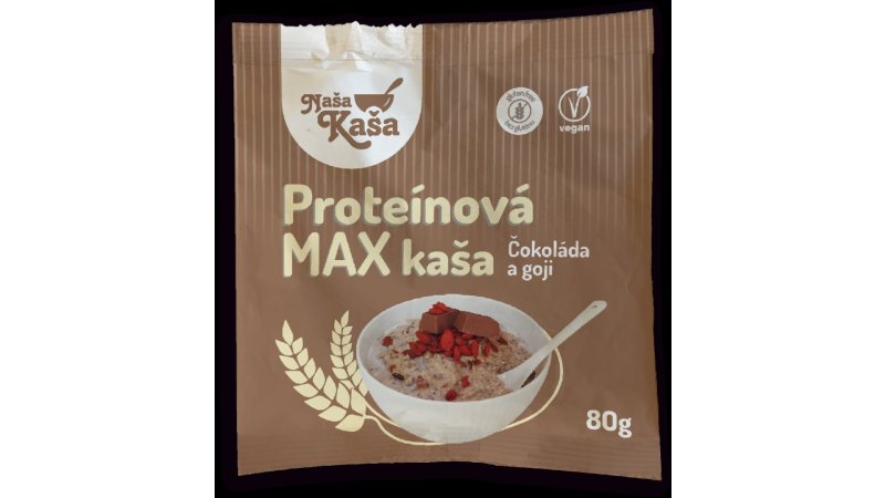 Kaša Protein Max čokoláda a goji 80g Naša Kaša