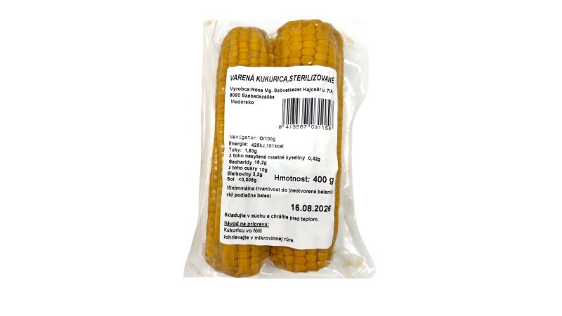 Kukurica predvarená 400g /ks