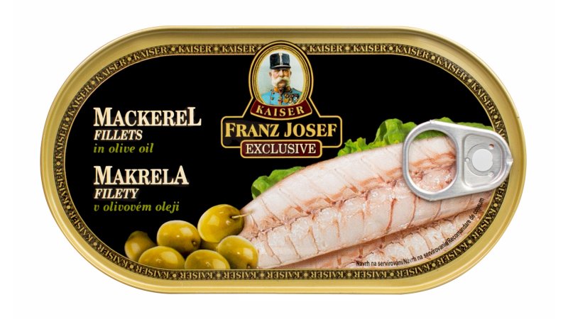 Makrela filety v olivovom oleji170g Franz Josef Kaiser