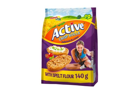Rohlíčky krehké Špaldové Active 140g BonaVita