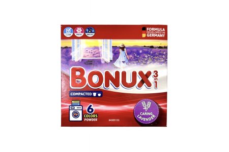 Prášok Bonux Lavender Color 390g 6PD