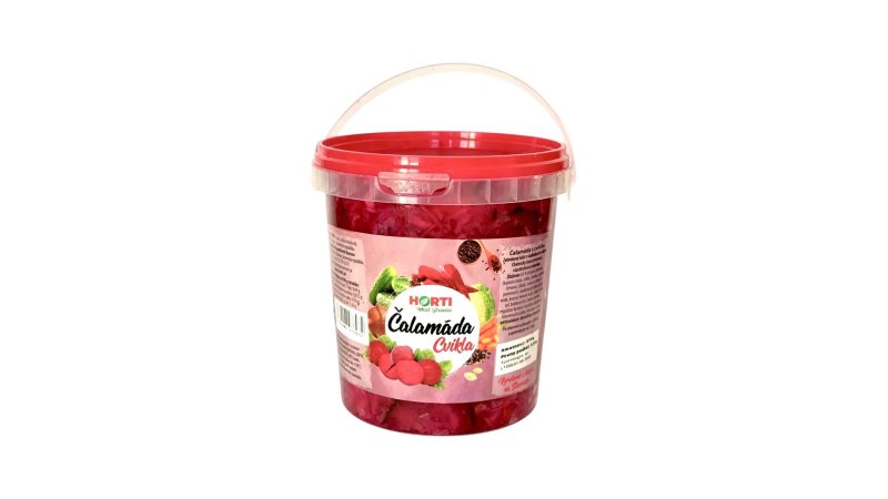 Čalamáda s cviklou - Zeleninový šalát v sladkokyslom náleve 870g