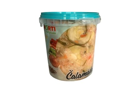 Čalamáda - Zeleninový šalát v sladkokyslom náleve 870g HORTI