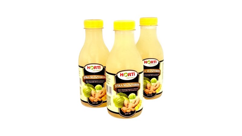 Juška so zázvorom 500ml HORTI - Slovensko
